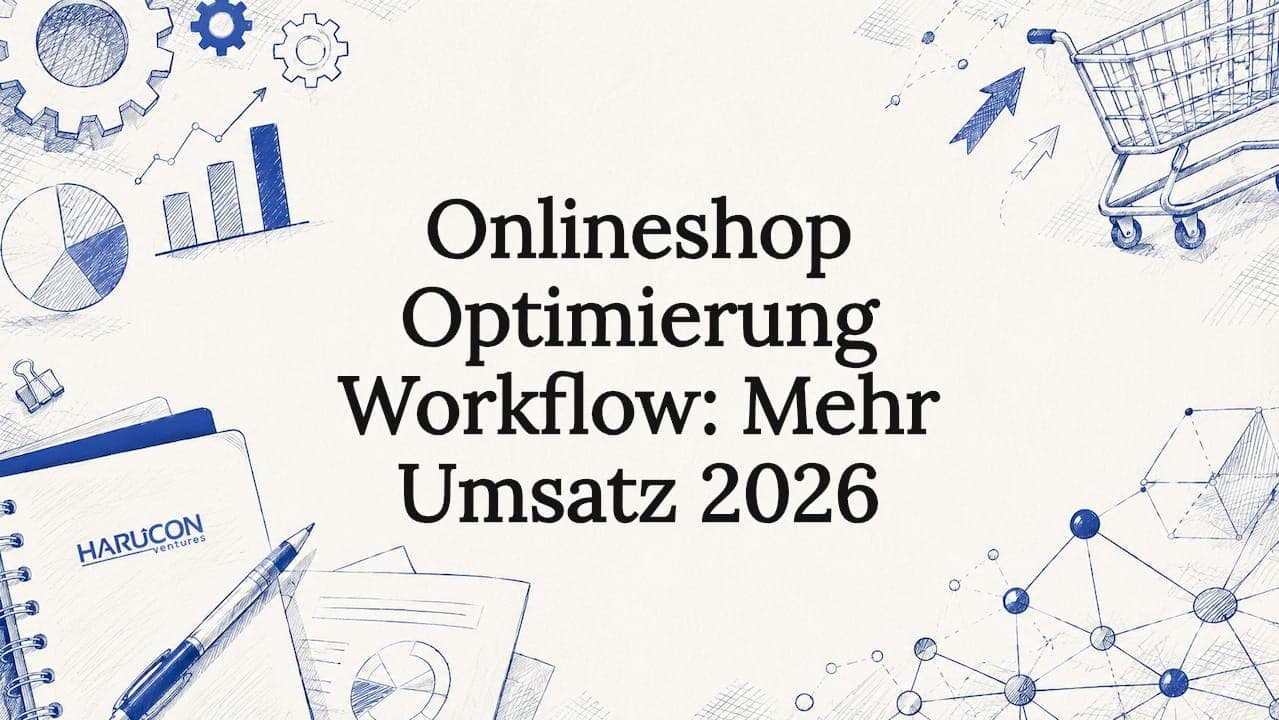 Onlineshop Optimierung Workflow: Mehr Umsatz 2026