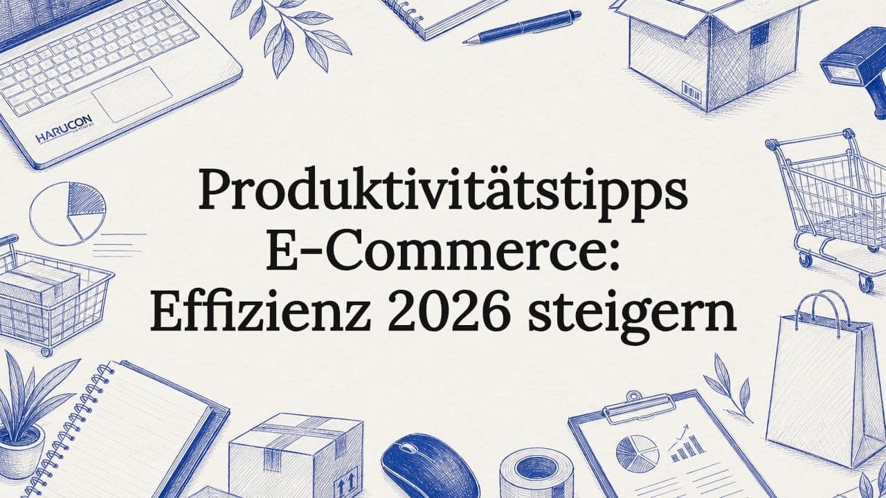 Produktivitätstipps E-Commerce: Effizienz 2026 steigern