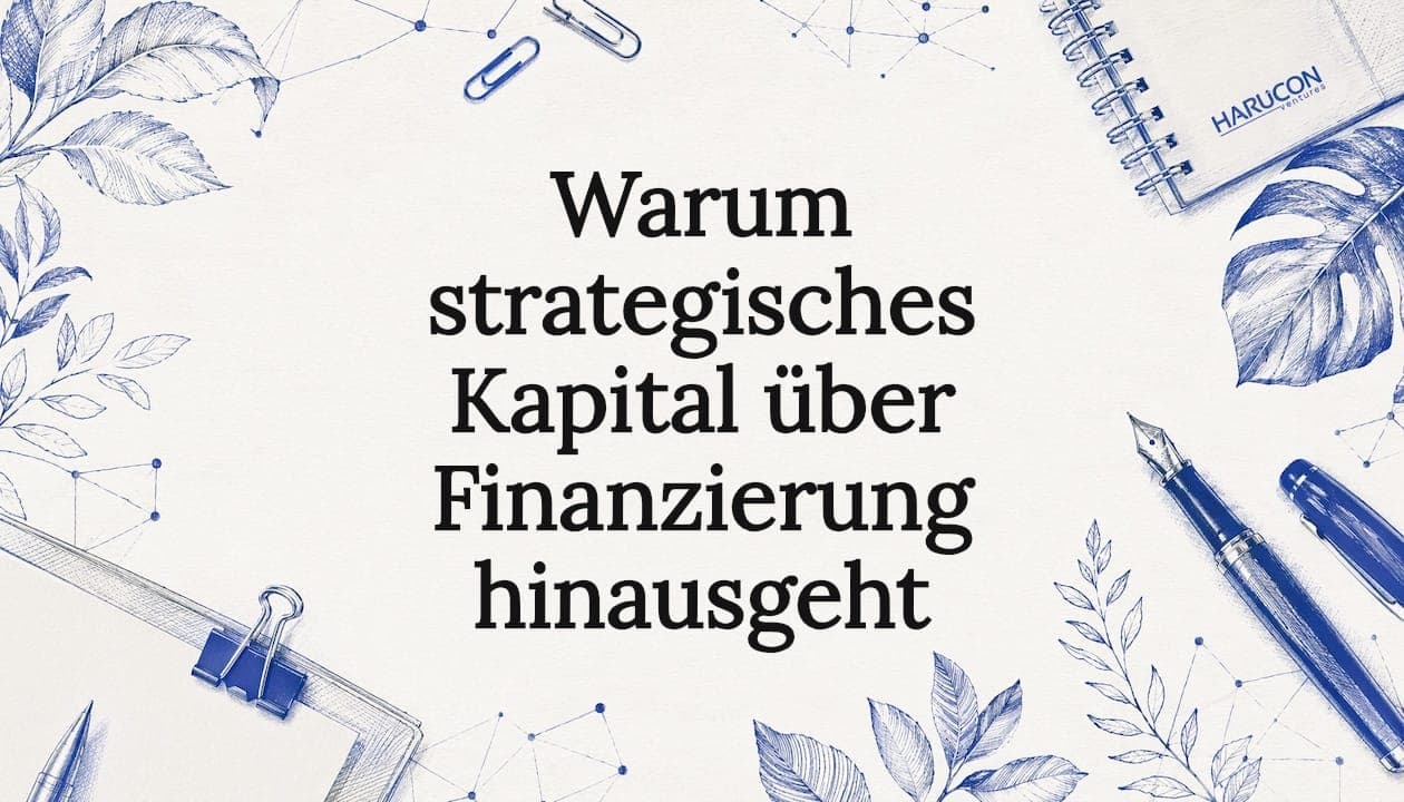 Warum strategisches Kapital über Finanzierung hinausgeht